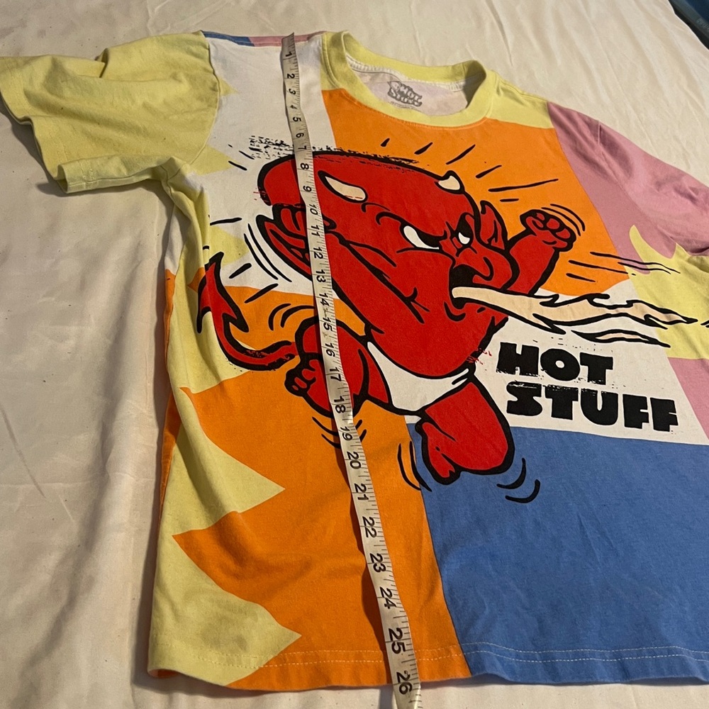Hot Stuff Kids Colorful Graphic T-Shirt - Picture 7 of 8